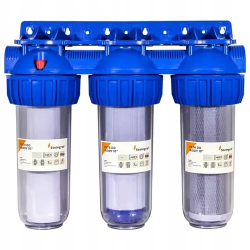 Steingraf 1″ ansamblu de filtru în trei trepte cu trei inserții