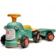  FALK TRACTOR BABY MAURICE GREEN VINTAGE CU REMORCA DE LA 1 AN PENTRU COPII