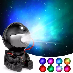    PROIECTOR STELE LUMINA CER STELEAT PROIECTOR LUMINA DE NOAPTE PROIECTOR ASTRONAUT