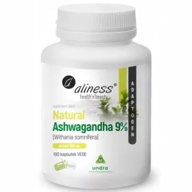   Ashwagandha Naturală 560 mg, 100 Capsule VEGE - Adaptogen pentru Vitalitate și Rezistență la Stres