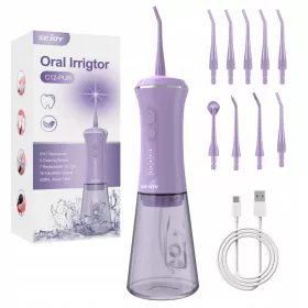    IRIGAREA DINTEI FĂRĂ FĂRĂ 9 DUZE 5 MODURI DE FUNCȚIONARE 350ML