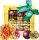  Ceai înflorit SET 3 AROMURI tipuri CAMPOO BOX cadou negru verde