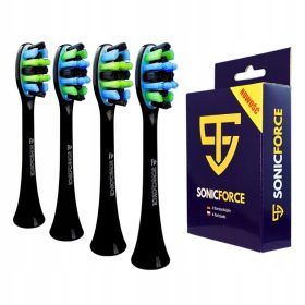    4x Tees Tips TSA8015 de înlocuire, închidere medie ermetică neagră