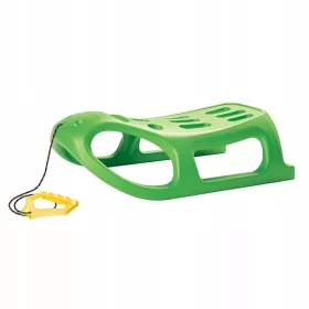    PROSPERPLAST LITTLE SEAL Sanie mare cu funie pentru copii, verde