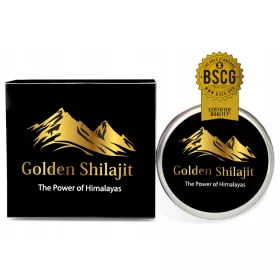   Golden Shilajit - Rășină Minerală Organică Certificată, 50g
