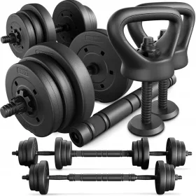  Trex Sport gantere bituminoase reglabile 2x 10 kg