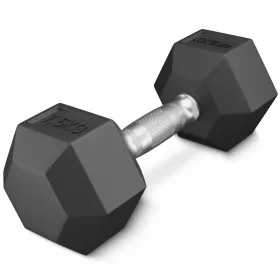  Haltere fixe acoperite/cauciucate 4FIZJO 1x 7,5 kg