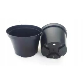    Ghiveci de flori Zoigarden 22,8 cm x 22,8 x 17,4 cm diametru 22,8 cm plastic negru