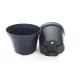  Ghiveci de flori Zoigarden 22,8 cm x 22,8 x 17,4 cm diametru 22,8 cm plastic negru