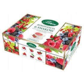    Set ceai de fructe Bifix express, compozitie 6 arome, 60 x 2 g
