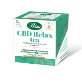    Ceai funcțional BIFIX RELAX CBD Ceai de Ierburi ȘI FRUCTE 15 PLUGURI