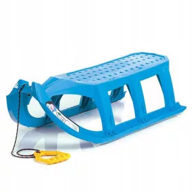    PROSPERPLAST TATRA tobogan mare, sanie, funie pentru copii, alergatori albastri