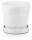  Ghiveci Polnix 15 cm x 15 x 15 cm diametru 15 cm ceramica alba