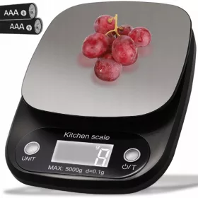    Cantar de bucatarie ARSA GO 0,1g BATERIE TARE CADOU GRAM UNCIA CARAT GRAM negru 5 kg