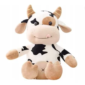  MASCOTA VACA PLUSATA PENTRU COPII 40CM