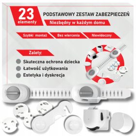    INCHIDARE MAGNETICA DE SECURITATE PENTRU DUPILE DE MOBILA INCHIARE PENTRU COPII 23 BUC.