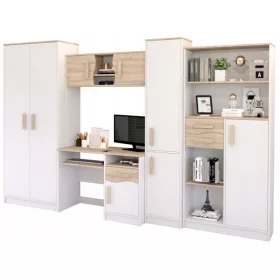  Idźczak Set de mobilier 5 piese. alb