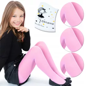   Set de 3xPINK dresuri fete 20den MAT Fenome Polska de primă calitate