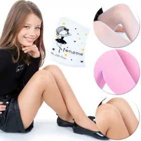    Set de 3xCOLORS Colanți pentru fete 20den MAT Fenome Polska de primă calitate