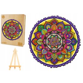   PUZZLE DIN LEMN PENTRU ADULTI CUTIE DIN LEMN MANDALA MARE 243 BUC.