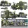  SET MAȘINI CAMION REMORCARE MACARA TANK VEHICUL MILITAR LUMINĂ SUNETĂ MILITARĂ