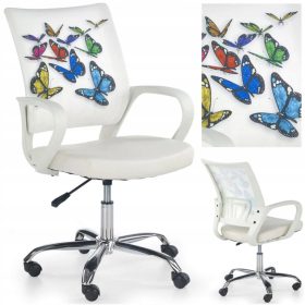    Fotoliu pentru copii Halmar Fotolii și Scaune pivotante alb