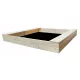  CUTIȚA DE NISIP DIN LEMN CU SAZ 180X180X20 DESCHIS CAPACITATE 400KG