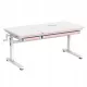  Birou ergonomic reglabil pentru copii Spacetronik XD 120x60 alb si roz