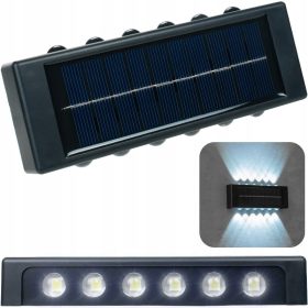    Aplică de grădină Decorya neagră, sursă LED integrată de 2 W