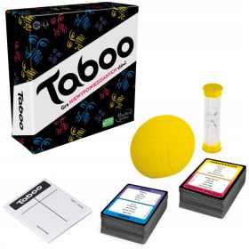    HASBRO Joc de petrecere Taboo, un joc de cuvinte nerostite, versiunea poloneză F5254