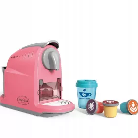  Aparat de cafea roz cu accesorii mici electrocasnice