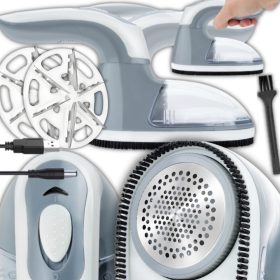    Aparat de ras Eddcom pentru haine, pulovere, tesaturi, tapiterie rezistenta