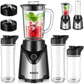  Blender cu pahare Kerch SB900 900 W, negru
