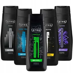    STR8 MIX SET gel de duș bărbați pentru bărbați REFRESHING 5x 400ml