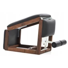    NOHRD TriaTrainer Classic Bancă de exerciții din piele de nuc