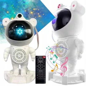    STARS SKY PROIECTOR LED LAMPĂ DE NOAPTE ASTRONAUT PENTRU COPII DIBUTOR TELECOMANDĂ