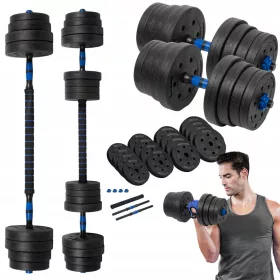  Rebel 2x 15 kg gantere bituminoase reglabile