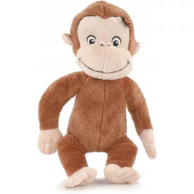    Maimuta de plus Curios George Mascota George 29 cm clasica originala