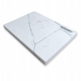    QGESTO Placa de bucatarie din piatra pentru taierea si servirea mancarurilor, marmura KOLME
