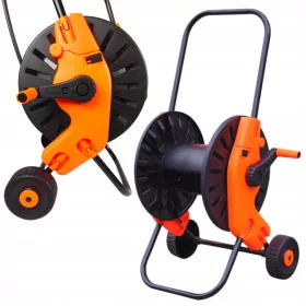    Carucior pentru furtun de gradina 1/2'' 60m Mulinet Rol solid