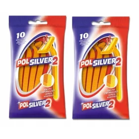  POLSILVER 2 aparat de ras de unica folosinta 10 buc.