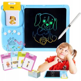    CITITOR DE CARDURI PENTRU ÎNVĂȚAREA CUVINTELOR ÎN ENGLEZĂ PENTRU COPII 112 CARDURI 224 CUVINTE