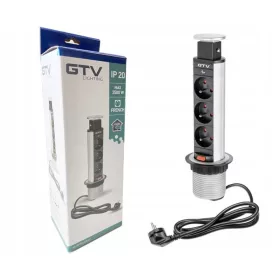  Cablu prelungitor GTV 1,5 m, 3 buc