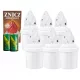 Set 6 lumânări LED albe cu efect de flacără și baterii R14 incluse
