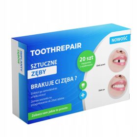    DENTI ARTIFICIALI IMPLANTUL TEMPORAR PENTRU REPARAREA DINTII 20buc + INSTR PL