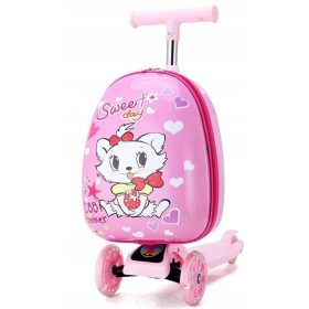  CAT KITTEN SCOOTER LED VALIZĂ COPII BAGAJE