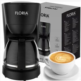    Cafetieră cu picurare Floria ELECTRICĂ (NEGRU) 1,2 l negru