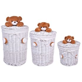  Coș de jucării Gockowiak 58 x 42 cm alb