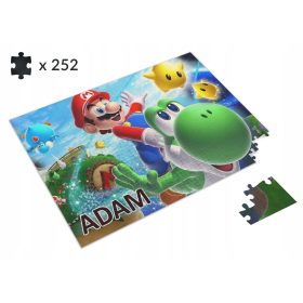  Puzzle Super Mario Bros + Nume Bebeluş 252 buc.