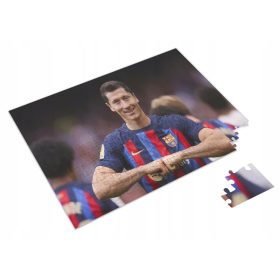    Puzzle Robert Lewandowski Barcelona + Cutie cu nume A3 252 buc.